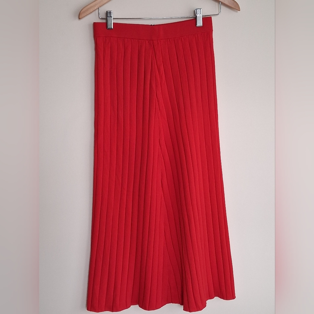 NWT House of Harlow 1960 Revolve Red Rib Knit Midi Maxi Skirt Preppy Sorority